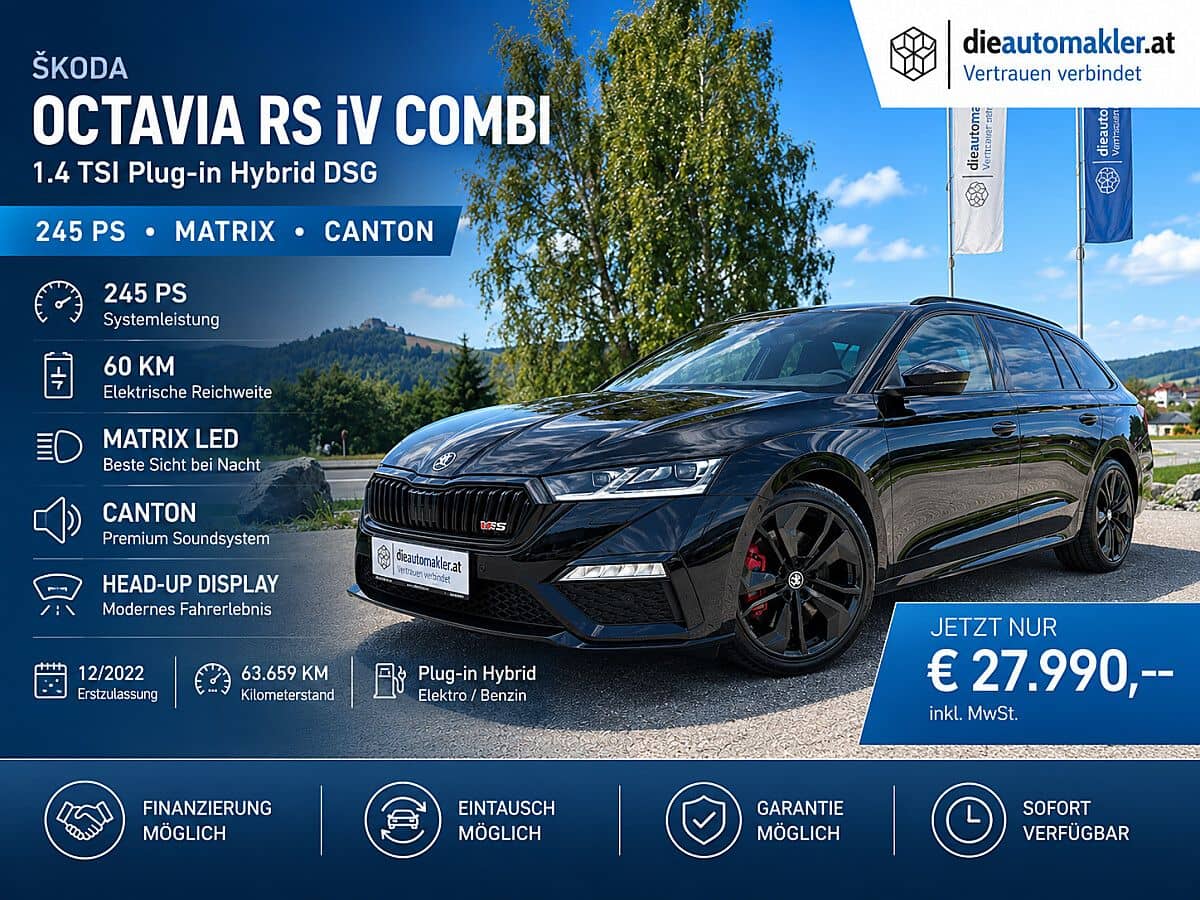 Skoda Octavia 1.4 TSI iV RS iV |MATRIX|CANTON|HEAD UP| - Bild 1