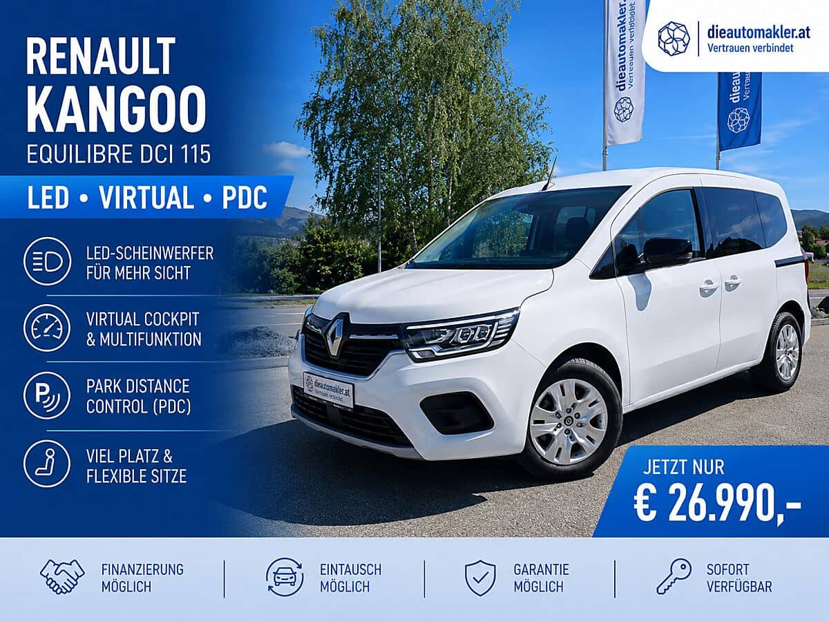 Renault Kangoo Equilibre | LED | Virtual | PDC - Bild 1
