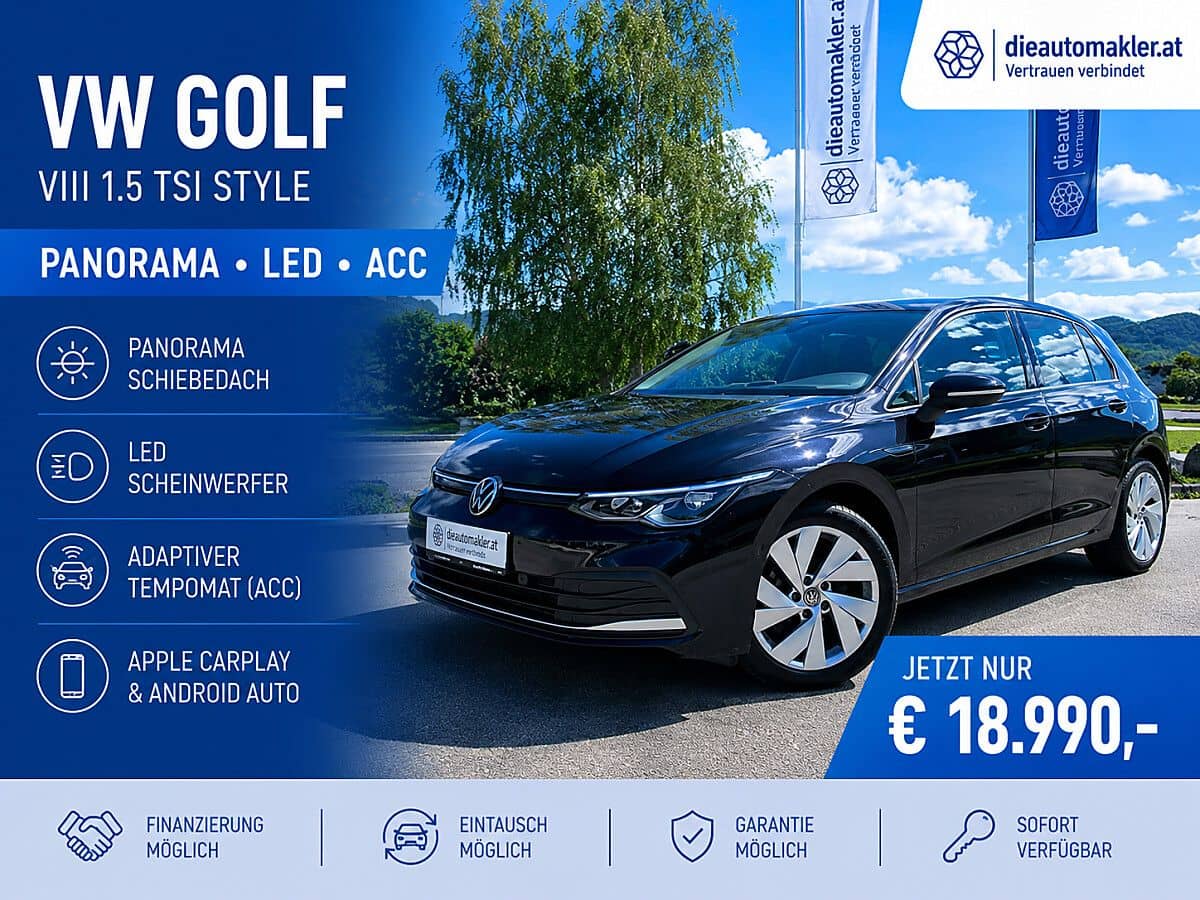 VW Golf Style TSI | Panorama | LED | ACC - Bild 1