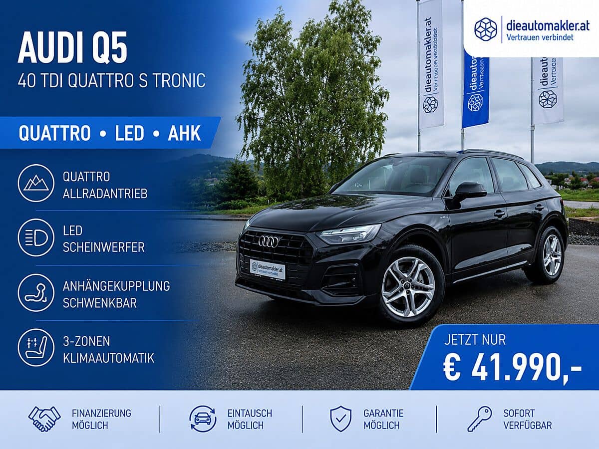 Audi Q5 40 TDI quattro S tronic | LED | AHK - Bild 1