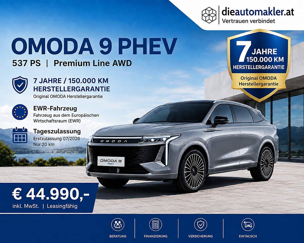 Omoda 9 PHEV 1.5TGDi Premium Line AWD |537 PS|7 JAHRE GARANTIE|VOLLAUSSTATTUNG| - Bild 1