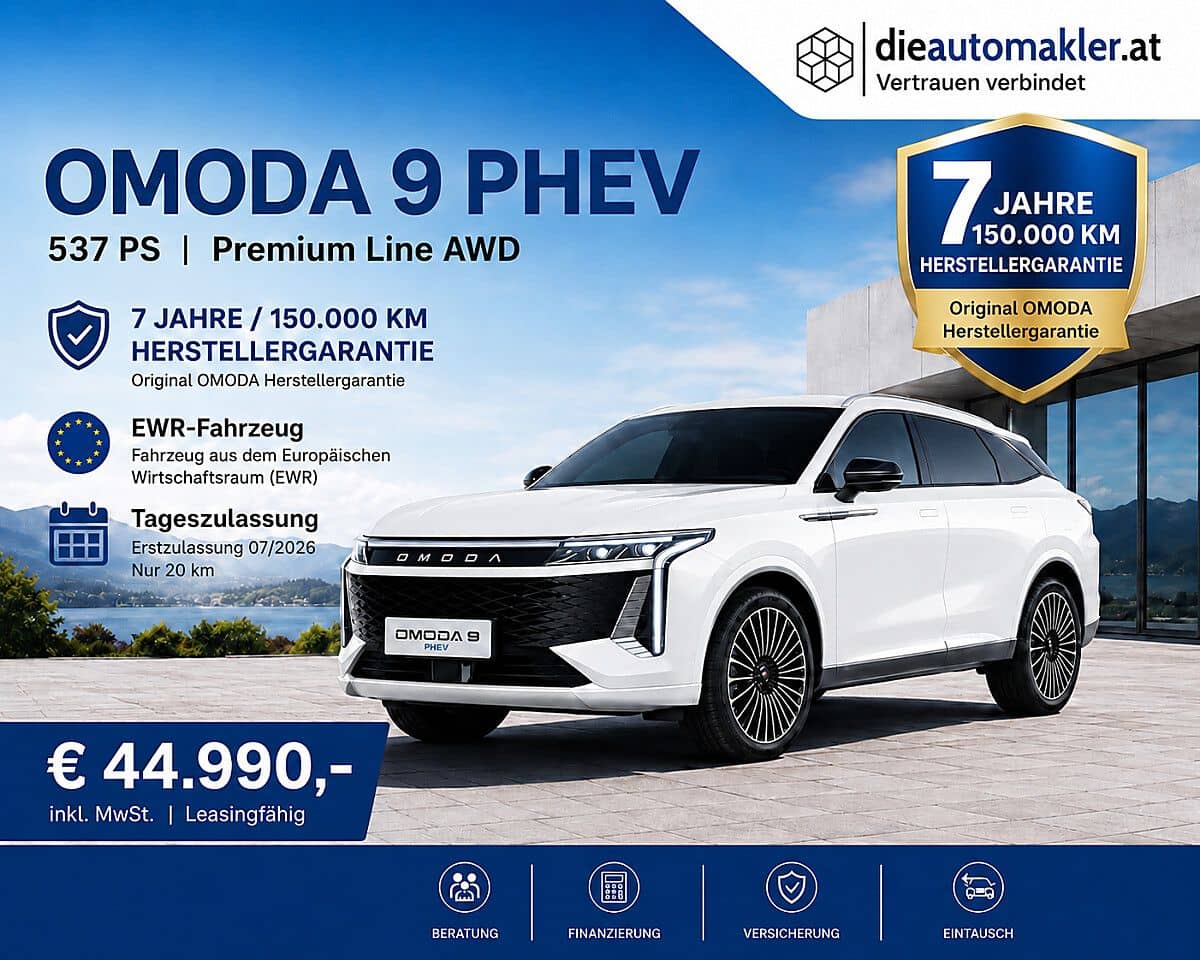 Omoda 9 PHEV 1.5TGDi Premium Line AWD |537 PS|7 JAHRE GARANTIE|VOLLAUSSTATTUNG| - Bild 1