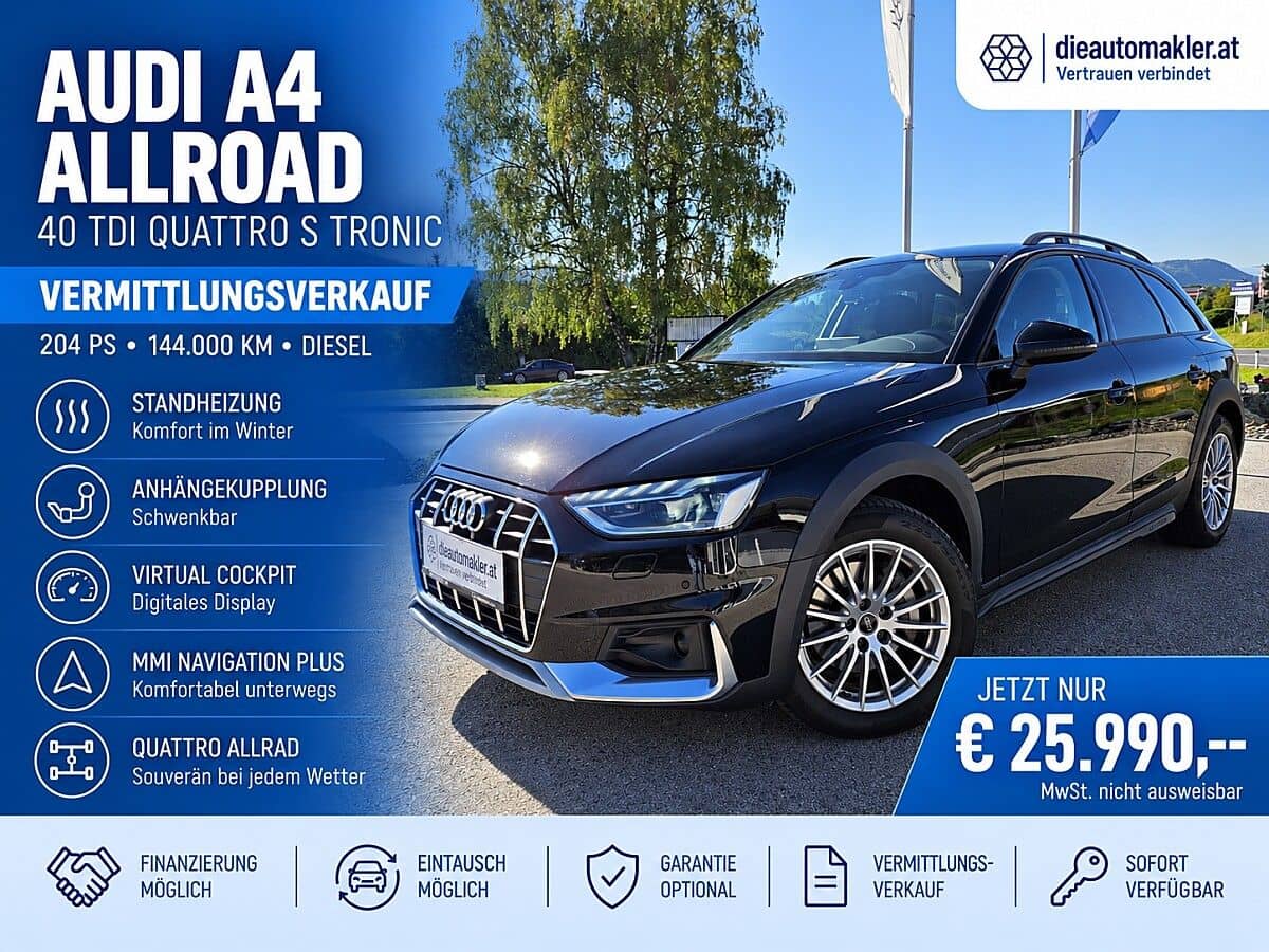 Audi A4 allroad A4 40 allroad quattro 2.0 TDI |STHZG|AHK|NAVI| - Bild 1