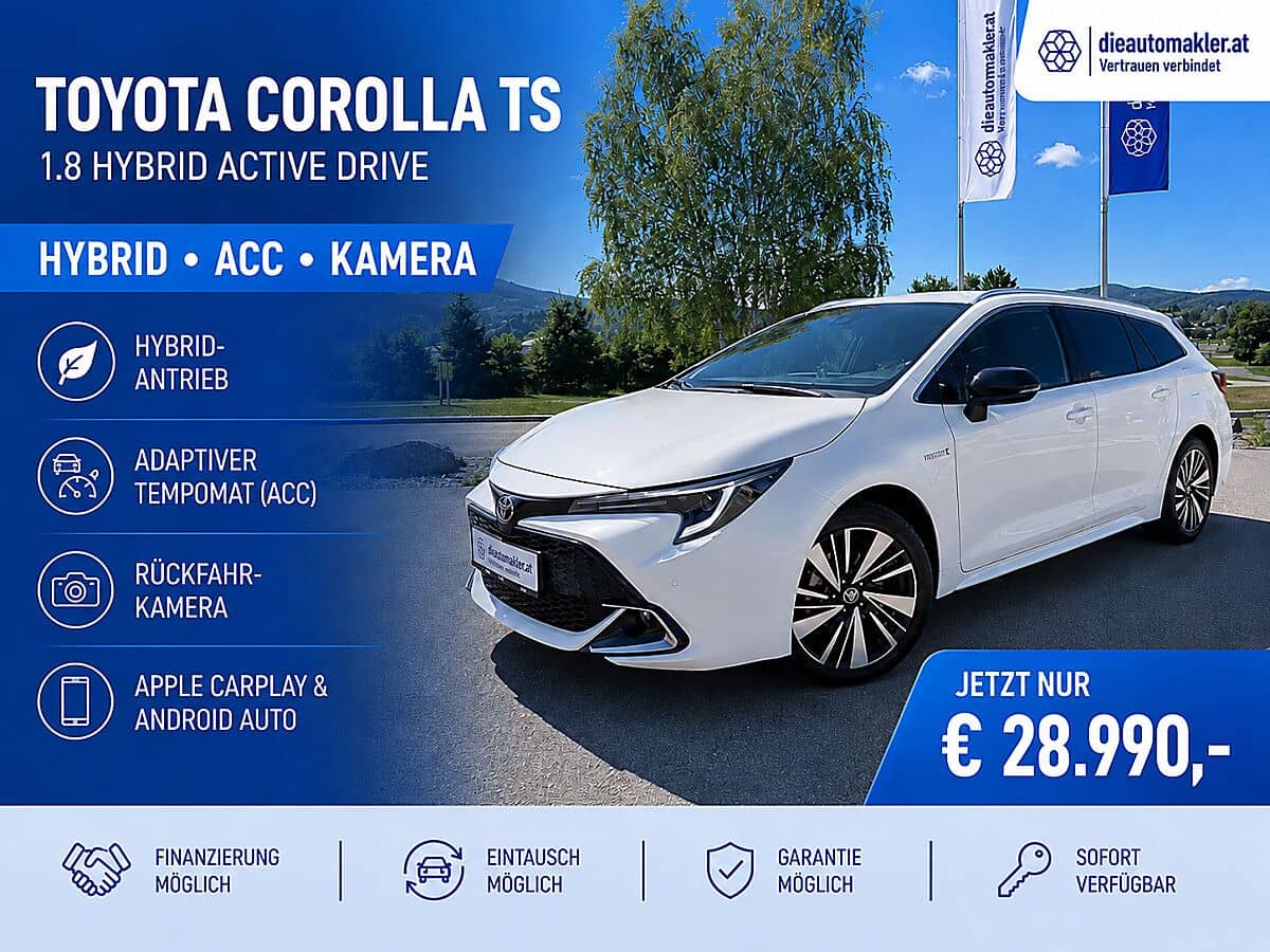 Toyota Corolla TS 1,8 Active Drive | Hybrid | Kamera | ACC | CarPlay - Bild 1