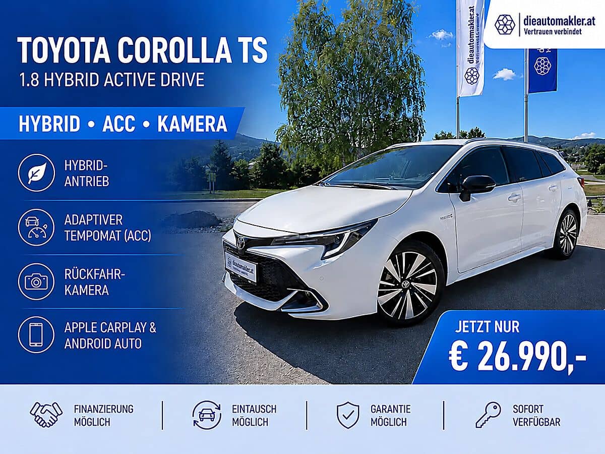 Toyota Corolla TS 1,8 Active Drive | Hybrid | Kamera | ACC | CarPlay - Bild 1