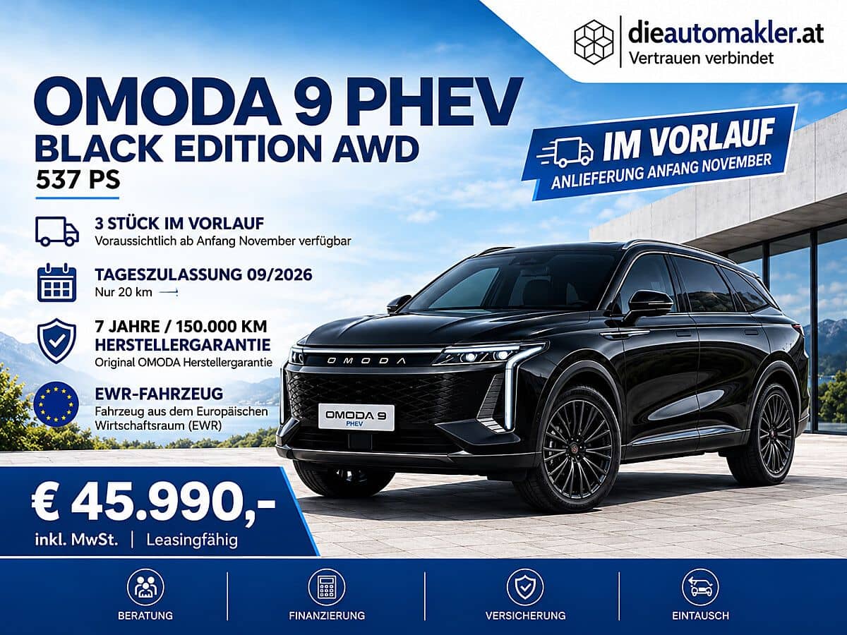 Omoda 9 PHEV 1.5TGDi BLACK EDITION PHEV AWD - Bild 1